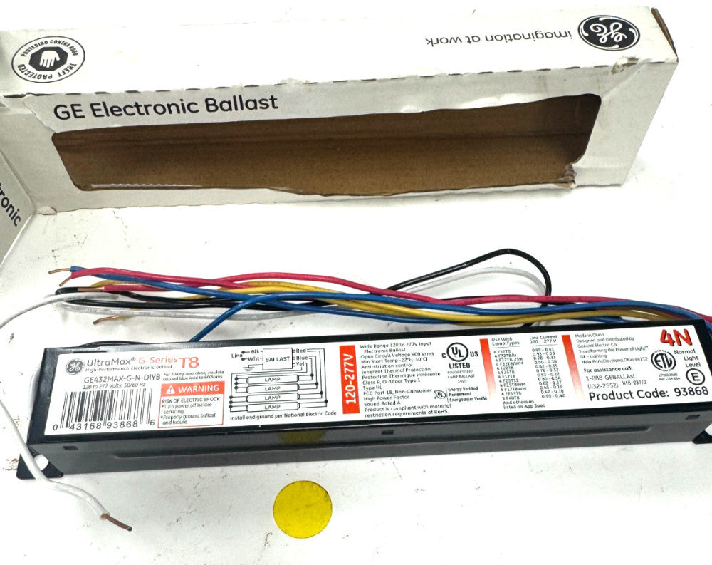 GE432MAX-G-N-DIYB 120-277V ULTRAMAX G-SERIES T8