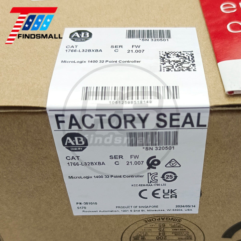 New Allen Bradley SEALED 1766-L32BXBA MicroLogix 1400 32 Point Controller