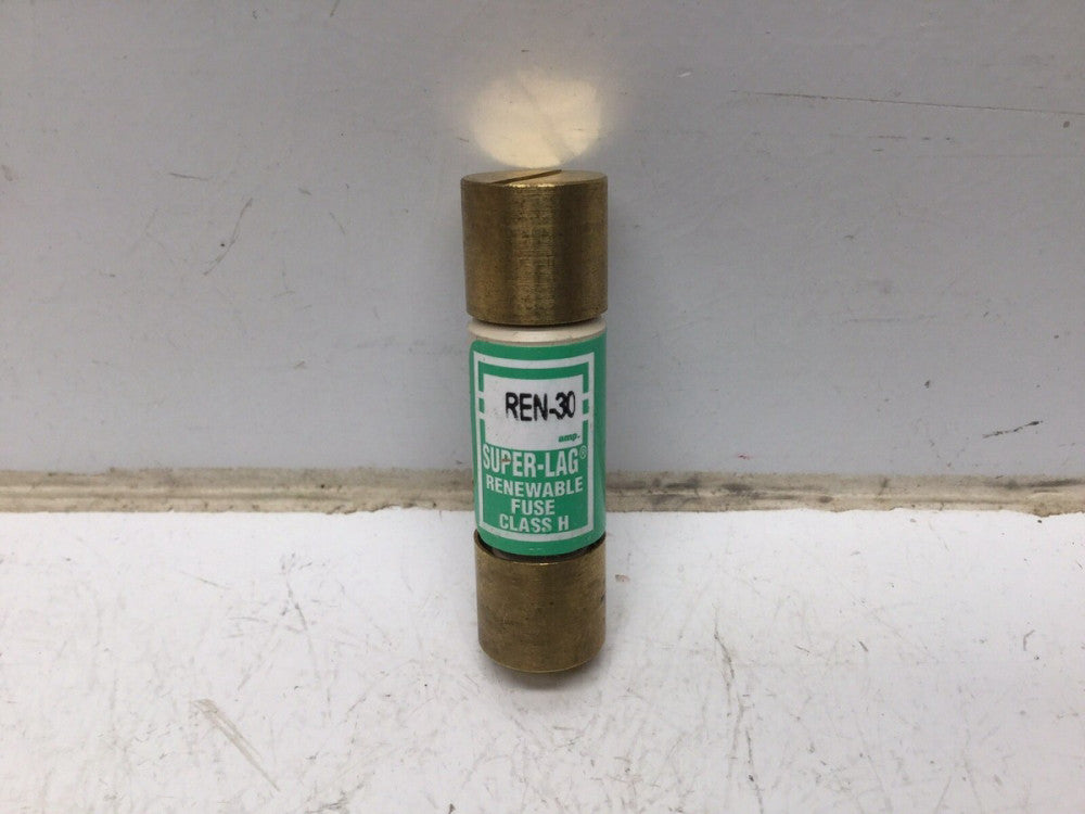 Cooper Bussmann REN-30 SUPER LAG RENEWABLE FUSE 30 AMP