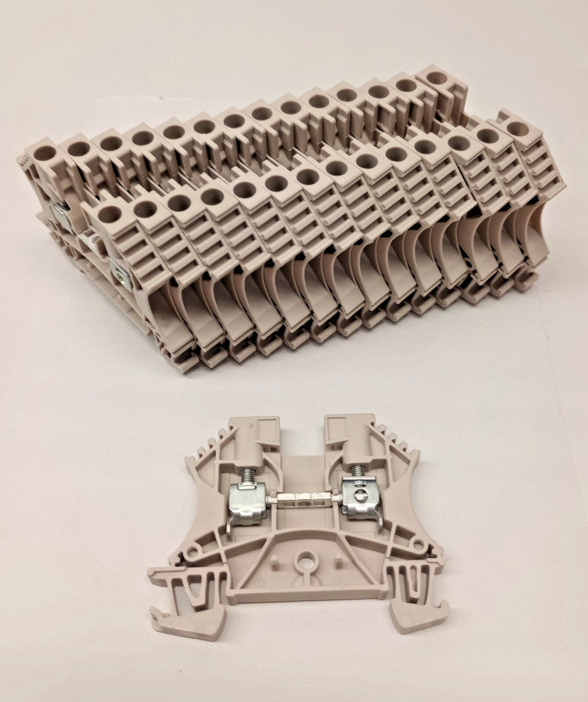 Weidmuller 1020100000 Used Terminal Block Beige WDU 4 (Pack Of 15) 690V 32A 4mm