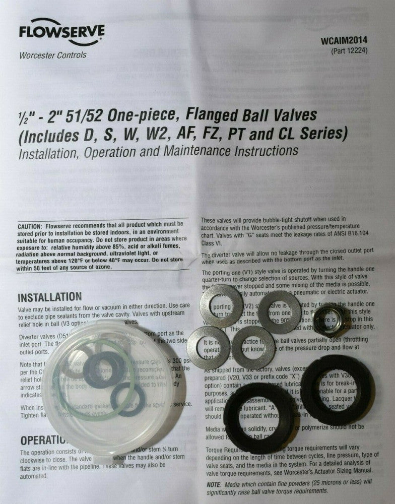 FLOWSERVE RK51 PM VALVE REPAIR KIT RK51PM 