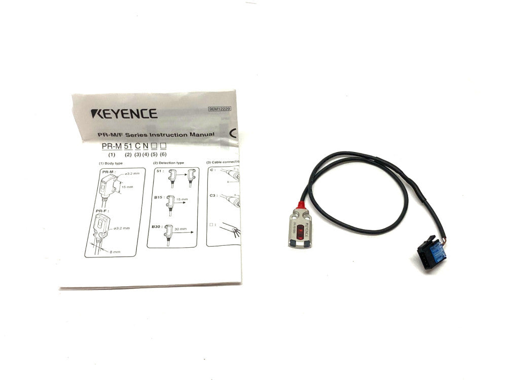 Keyence PR-FB15N3 Self-Contained Flat Reflective Photoelectric Sensor