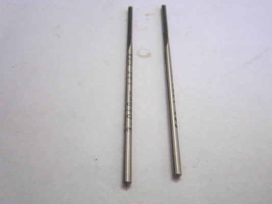 #31 - 0.12" X 7/8" X 3-1/2" HSS RH 4 Flute Chucking Reamers NEW - Lot of 2 