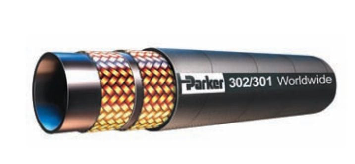42” ½” I.D. 4000 psi 2 Wire Braid Hydraulic Hose 8AN Female Swivel Fittings[A3S3