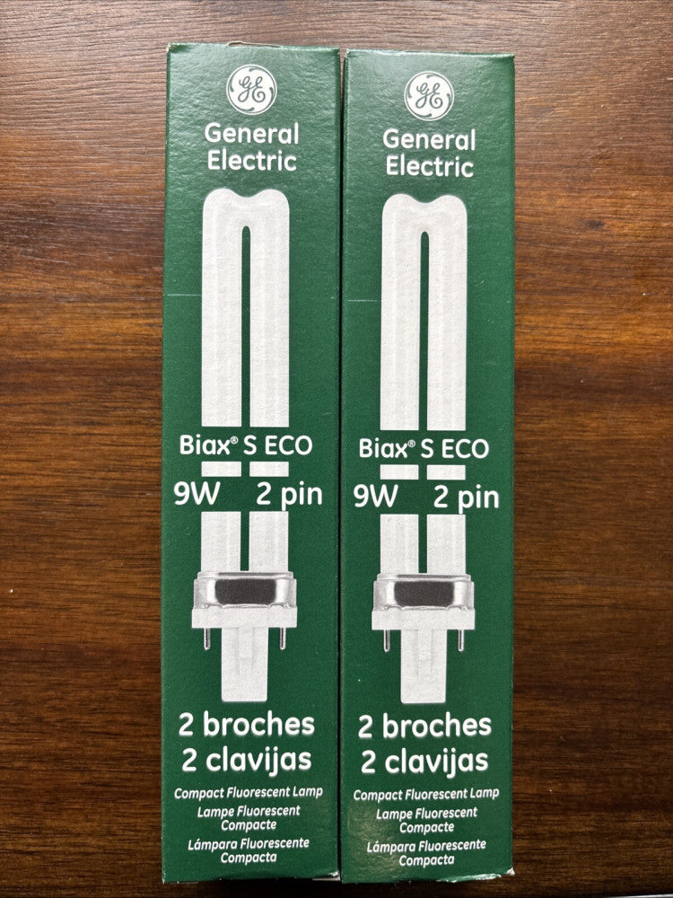 NEW (2) GENERAL ELECTRIC/ BIAXIAL FLUORESCENT LAMPS-F9BX/841/ECO
