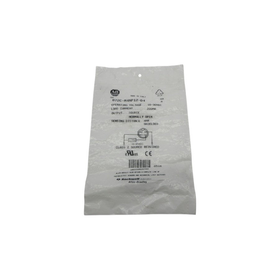 ALLEN BRADLEY 872C-M4NP12-D4 SER. A 10-30VDC NSMP