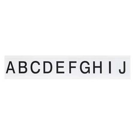 Brady 9713-Ltr Kit Carded Letters,A Thru Z,1-1/2 In. H,Pk25