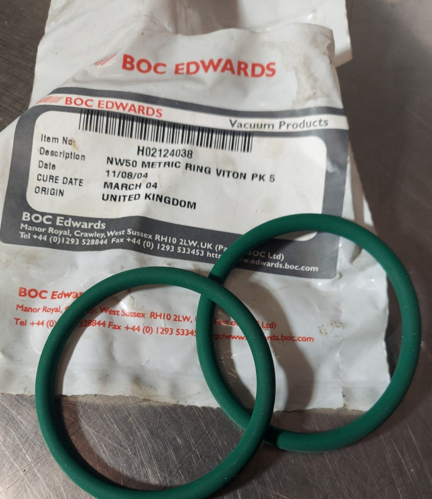 Lot of 2 -  BOC EDWARDS H021-24-038 / H02124038 O RINGS