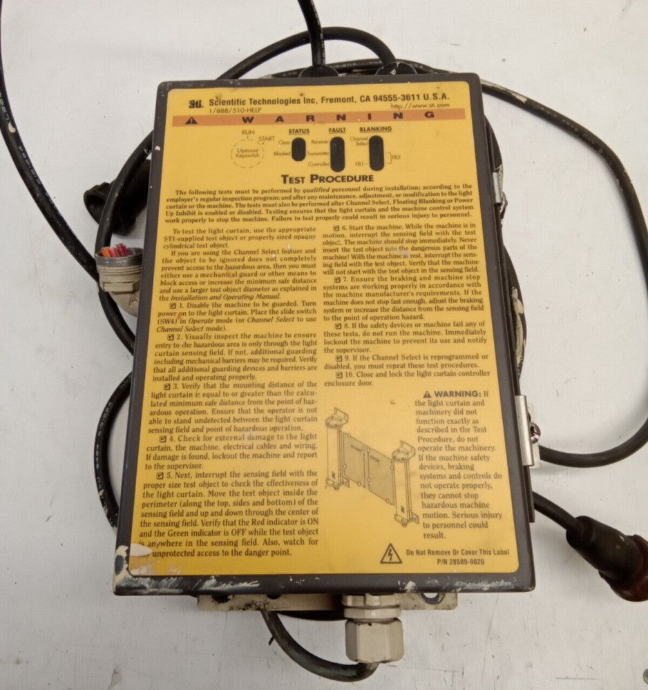 Used STI Safety 70027-1000 Controller LCC-FB-AC1-U 