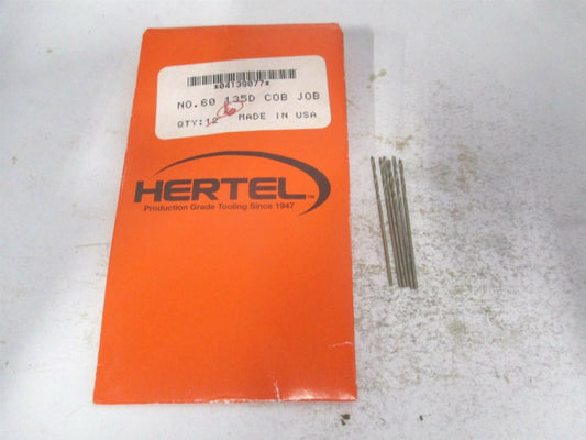 (04139077) #60 11/16" x 1-5/8" OAL 135° Cobalt RH Jobber Drill - Pack of 6