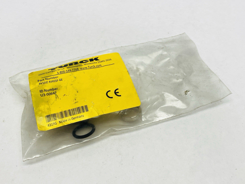 Turck FKSDD RJ45SF 44 Wall / Panel Mount Connector RJ45 x M12 4-Pin U3-00647
