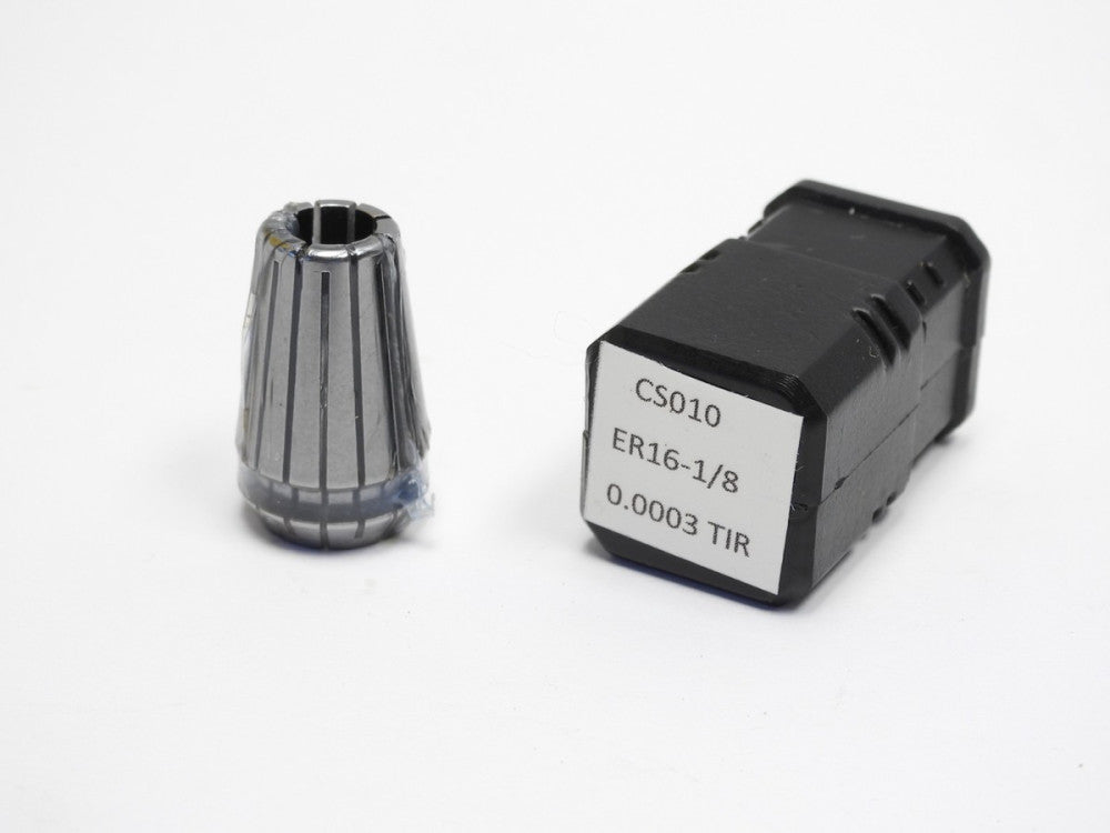 Collet ER16 1/8" CS010 (0.0003) TIR Spring Collet For CNC Milling Lathe Machine