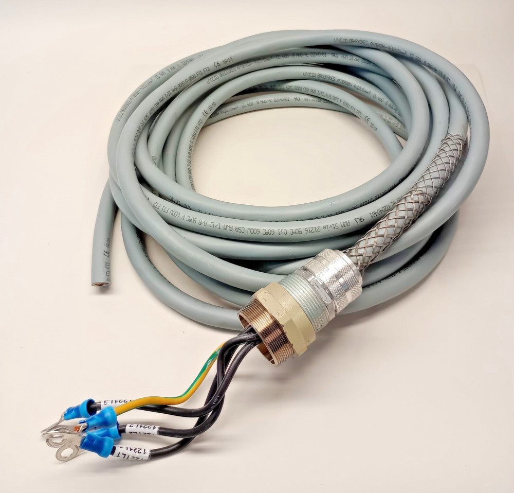 SAB Brockskes 02040461 x 30ft Used Flexible Control Cable Gray 8-AWG 600V 4-wire