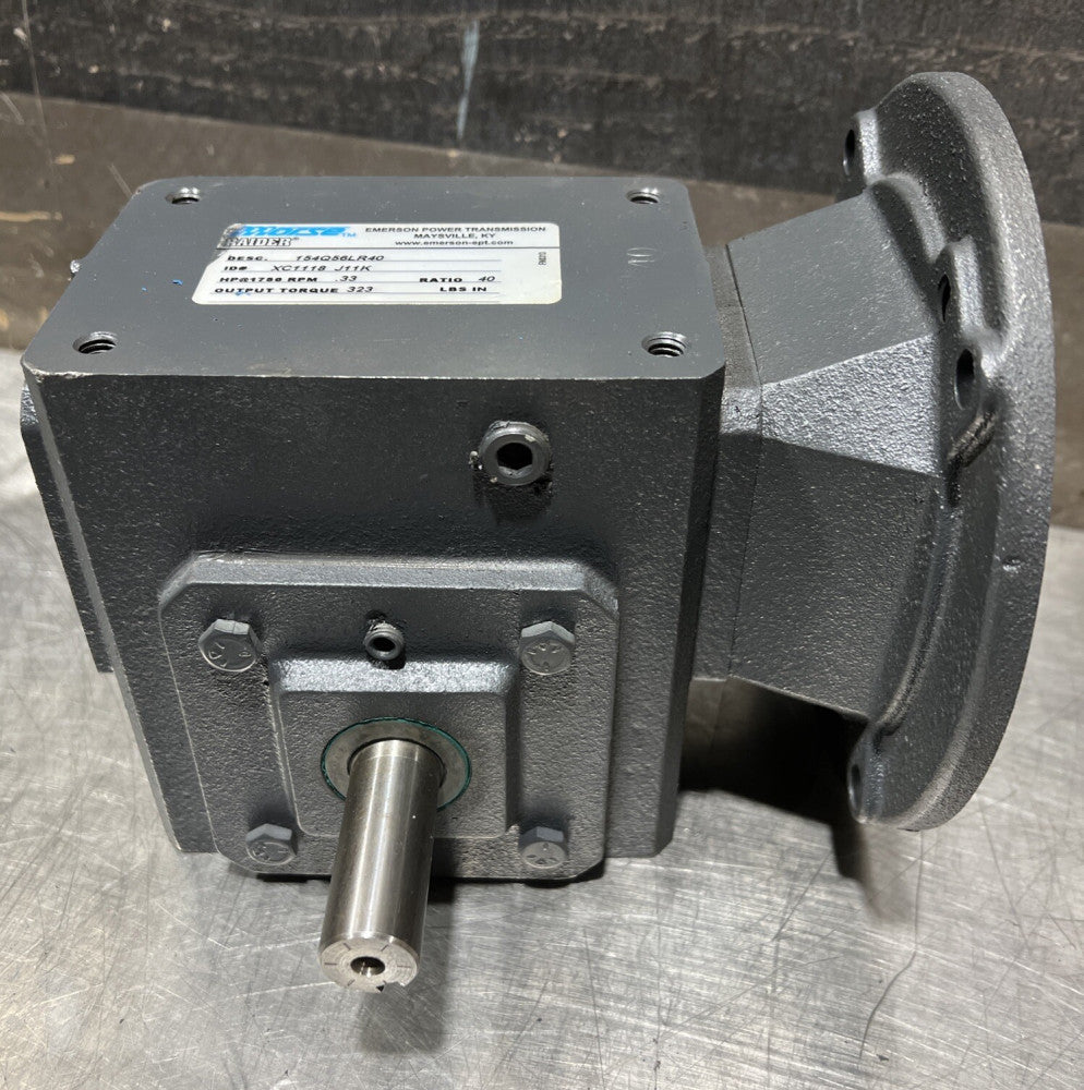 Morse Raider 154Q56LR40 Worm Gear Reducer 40:1 Ratio Nos Surplus. Item ID 1