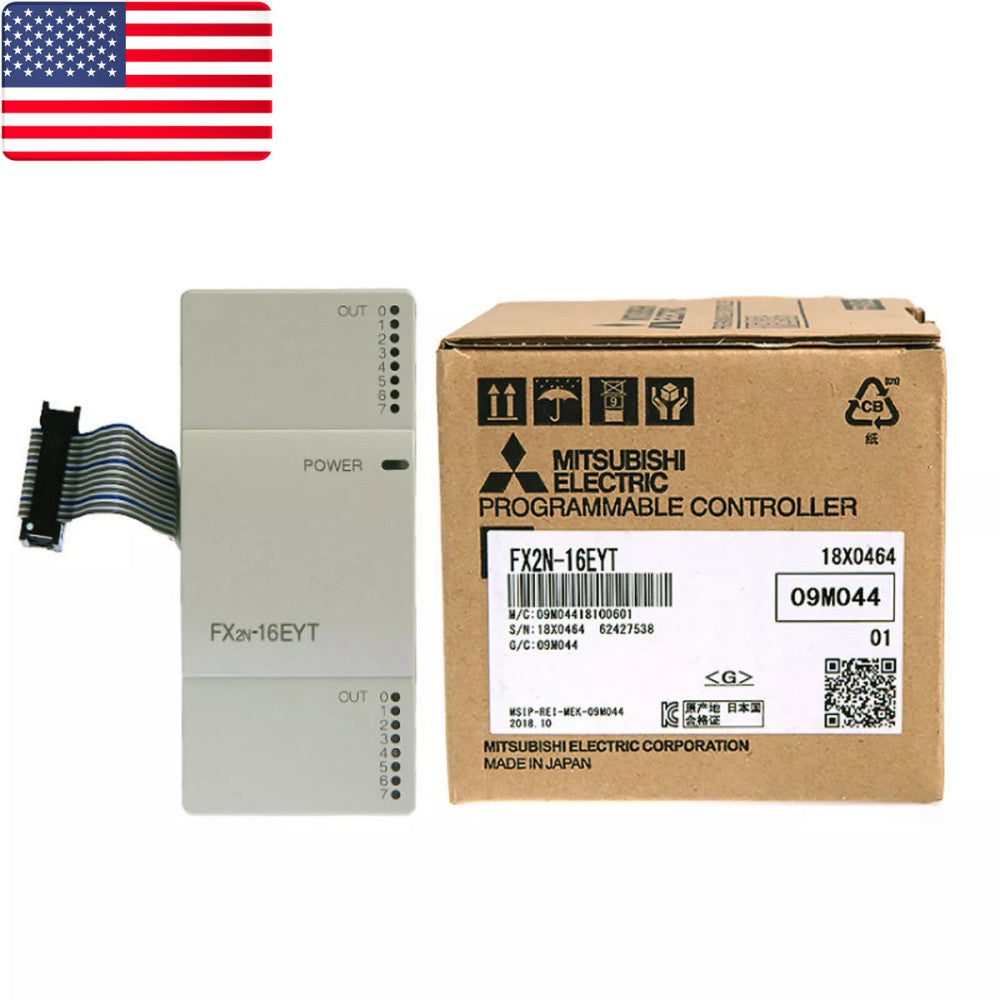 1PC New Mitsubishi Melsec FX2N-16EYT PLC Controller - US Stock