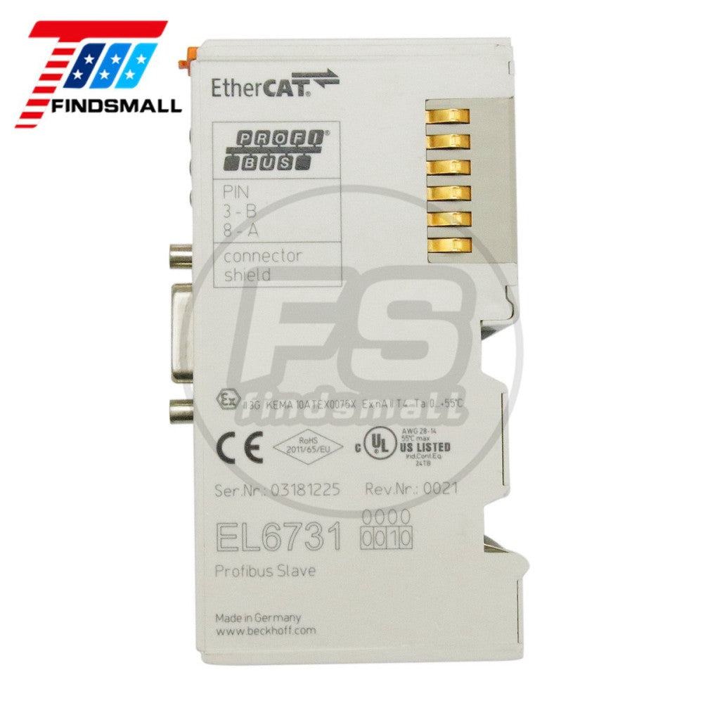No original box BECKHOFF EL6731-0010 PROFIBUS Master Terminal
