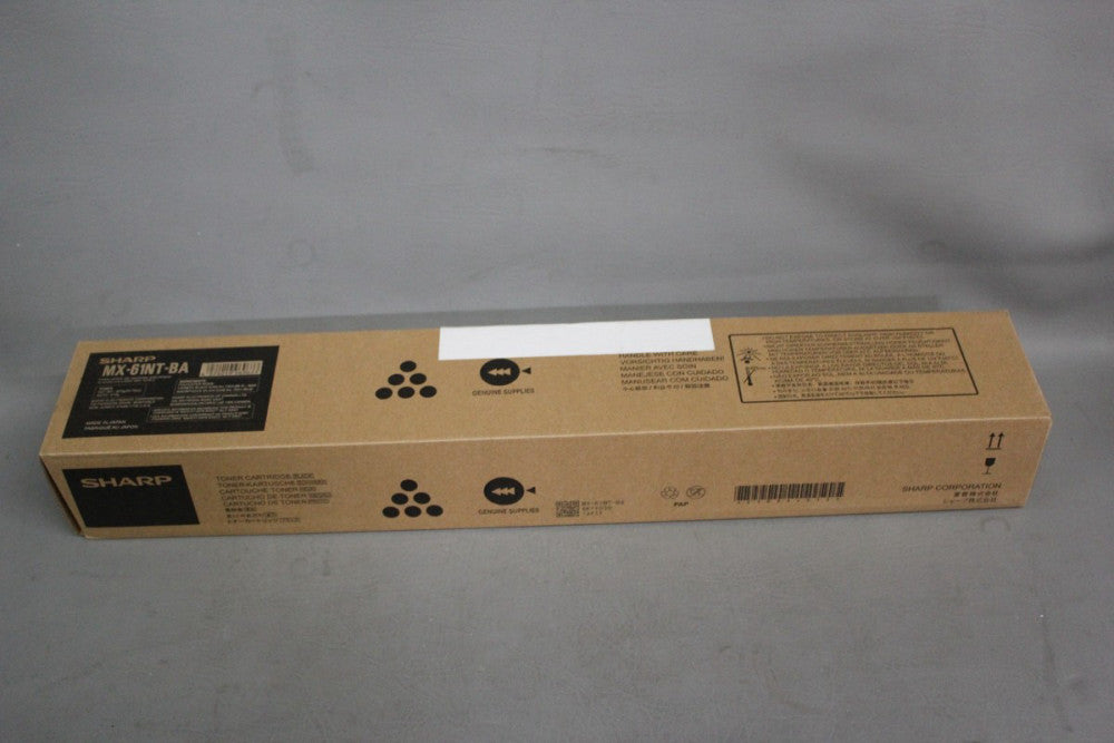 NEW GENUINE SHARP BLACK TONER CARTRIDGE MX-61NT-BA