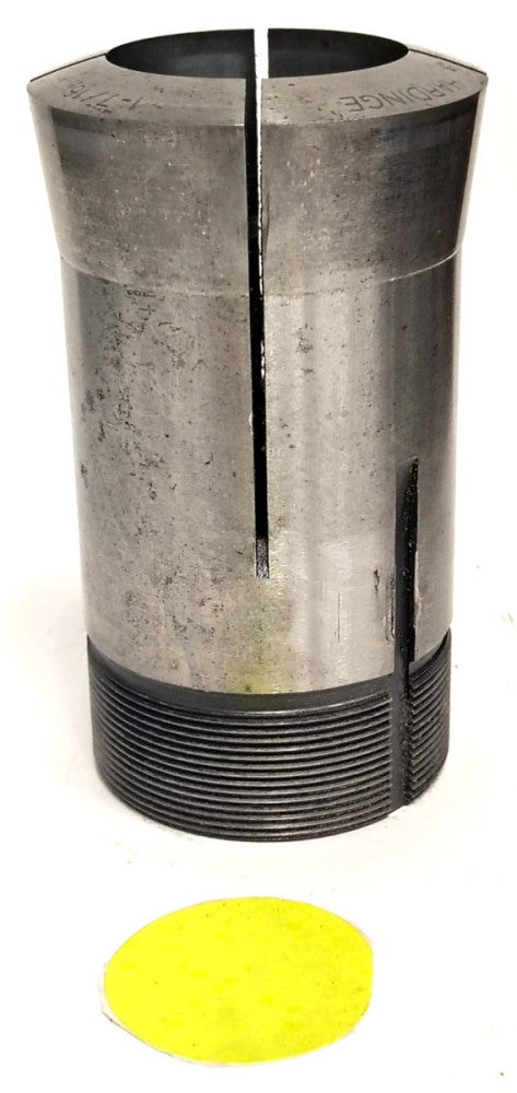HARDINGE 1-7/16" 3J ROUND COLLET 2" NPT 3-3/4" OAL HSS