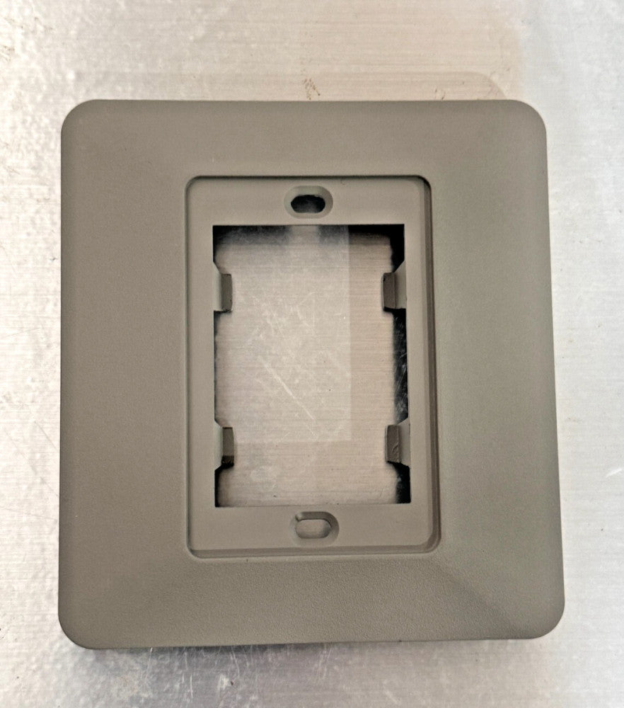 Amico Matte Gray Metal Outlet Cover Plate for Gas Outlets O-BAKW-U