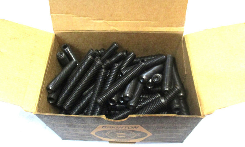 Brighton (101403) 5/16-18 UNC 2" OAL 5/32" Hex Cup Point Set Screw - Lot of 100