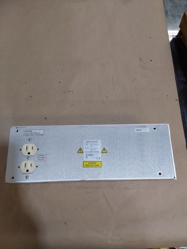 MDS POWER Frequency Convertor MAJOR500-250 OUTPUT..115VAC/60HZ 4.4A