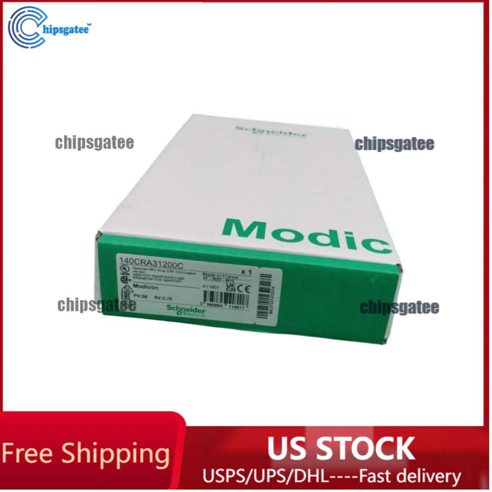 New Schneider 140CRA31200C Ethernet Modul 140-CRA-312-00C
