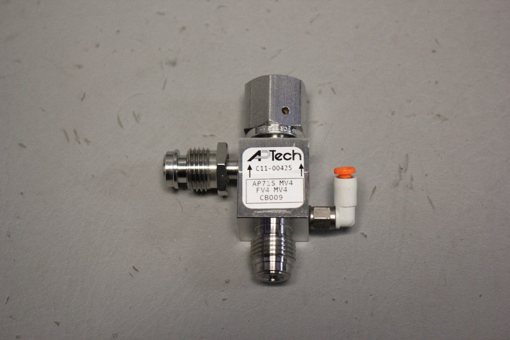 UNUSED APTECH STAINLESS VACUUM GENERATOR AP71S MV4 FV4 MV4