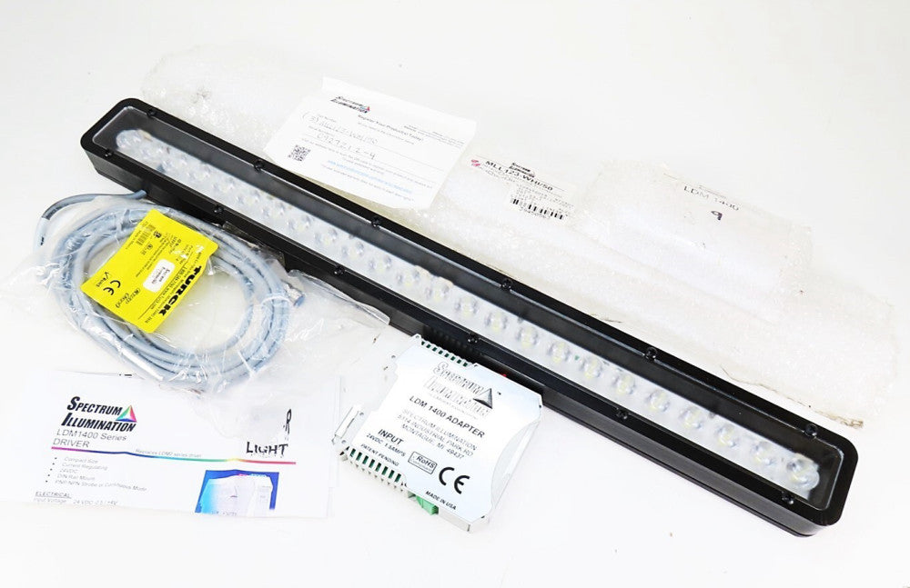 Spectrum Illumination  MLL123-WHI/50  + LDM 1400 + Turck WAKW4.5-T  NEW NO BOX