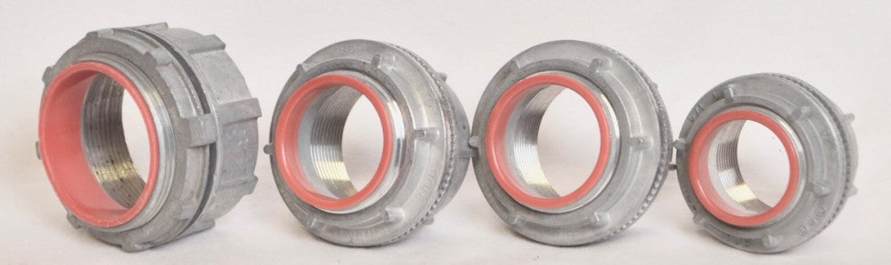4 Count Myers Aluminum Weathertight Conduit Hubs 1-1/4" 1-1/2" 2"