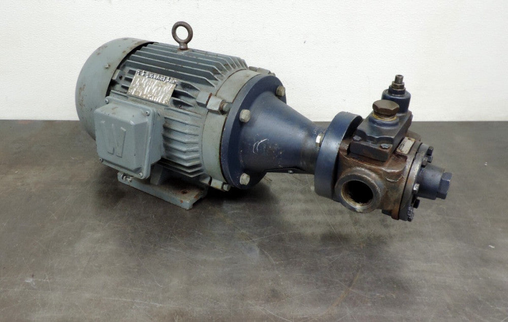 Worldwide Electric Motor 7.5 hp WWEM7.5-18-213TC 1750 RPM Haight Pump 1-1/2" npt