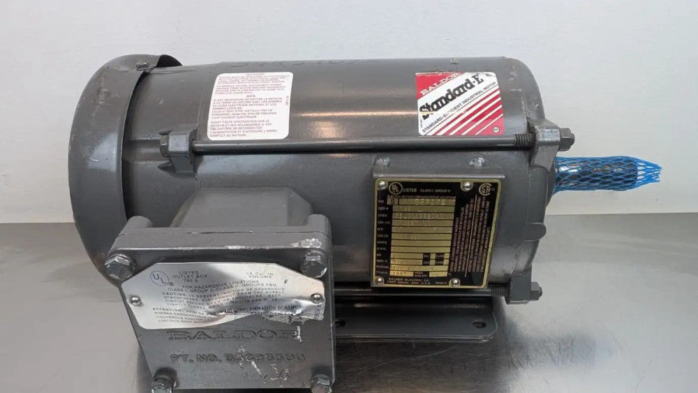 Baldor M7032T Hazardous Location AC Motor 1HP 1150 RPM 230/460VAC 3.4/1.7A 145T