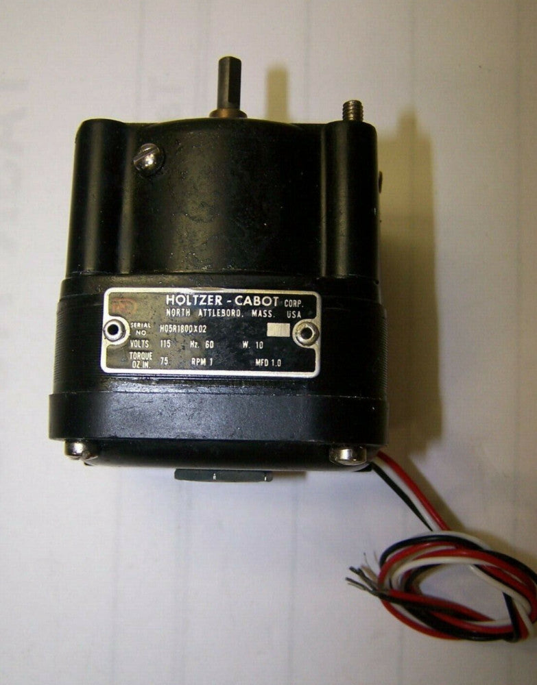 NEW HOLTZER CABOT 115 VOLT MOTOR 10 WATT 1 RPM  H05R1800X02