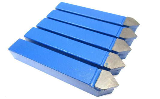 (02636405) 5/8 x 5/8 x 4 D10 C6 Carbide Pointed Nose Single Point Tool Bit 5 QTY