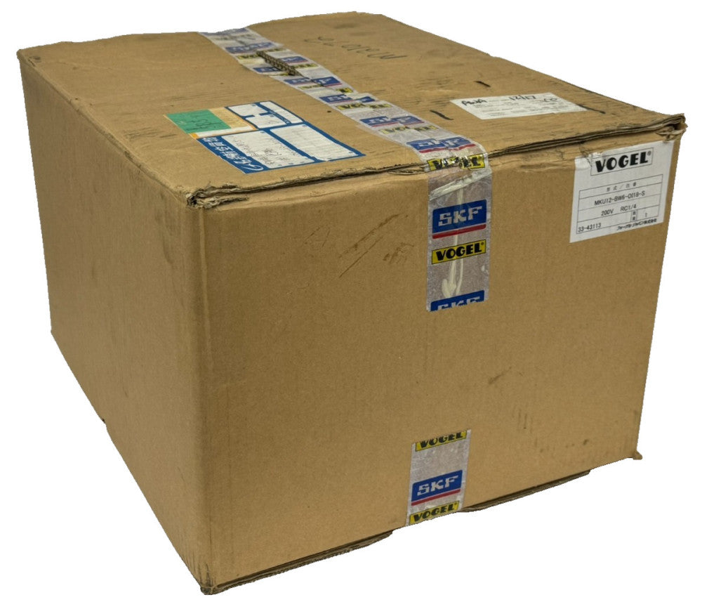NEW SKF VOGEL MKU12-BW6-OI18-S LUBRICATION GEAR PUMP SYSTEM 200V RC1/4