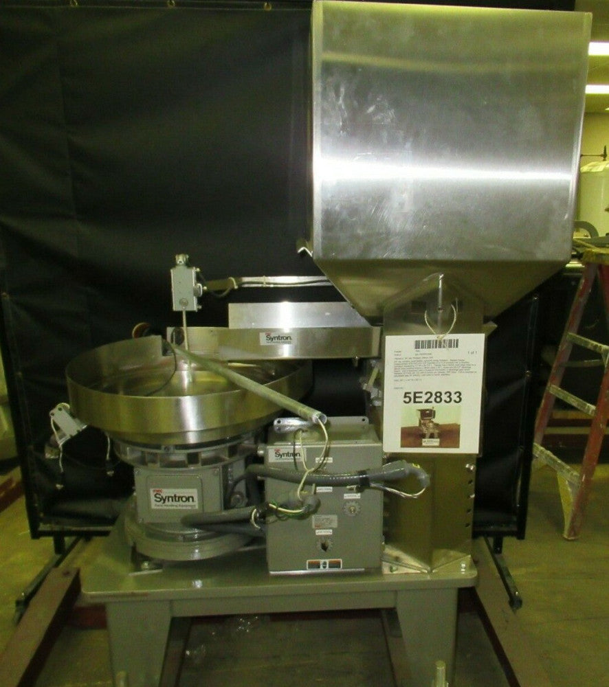 FMC 24" Vibratory Bowl Feeder with 5 cu. ft. Feed Hopper Model: PFM 5