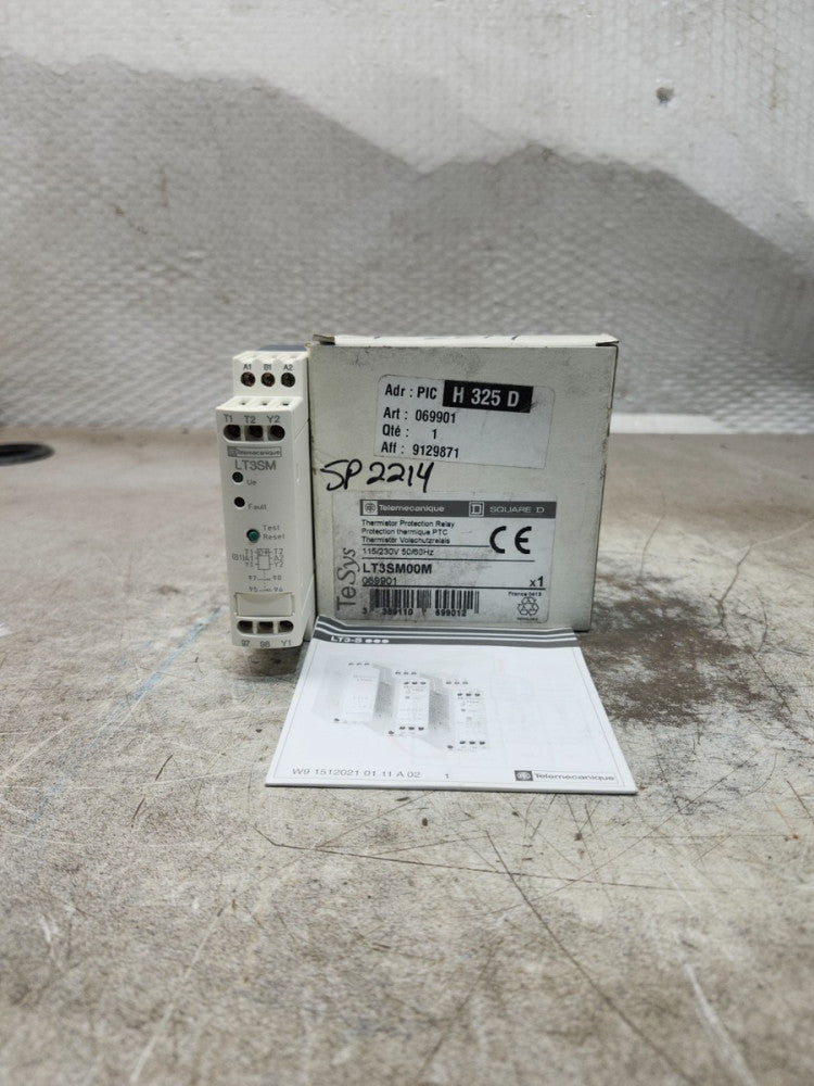 NEW IN BOX SQUARE D THERMISTOR PROTECTION RELAY LT3SM00M