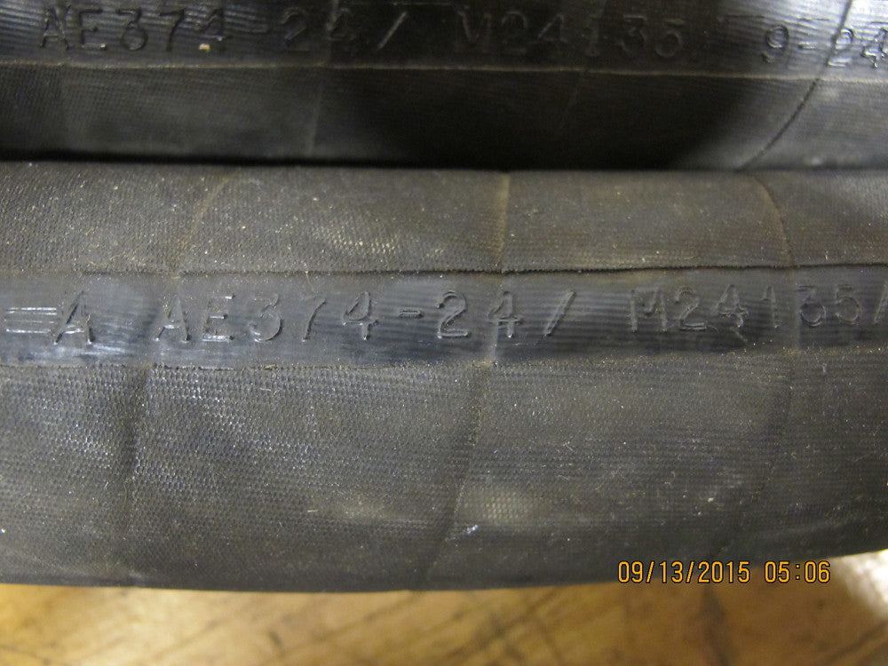 36” x 1 ½” FC254-24 (AE374 Military) Aeroquip (Eaton) 4350 PSI Hose #