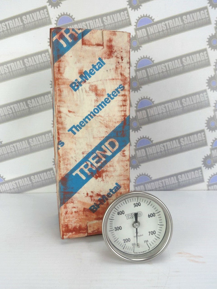 TREND - CR3209-X-E Bi-Metal Thermometer 150°F-750°F, 7.5" Length (NEW in BOX)