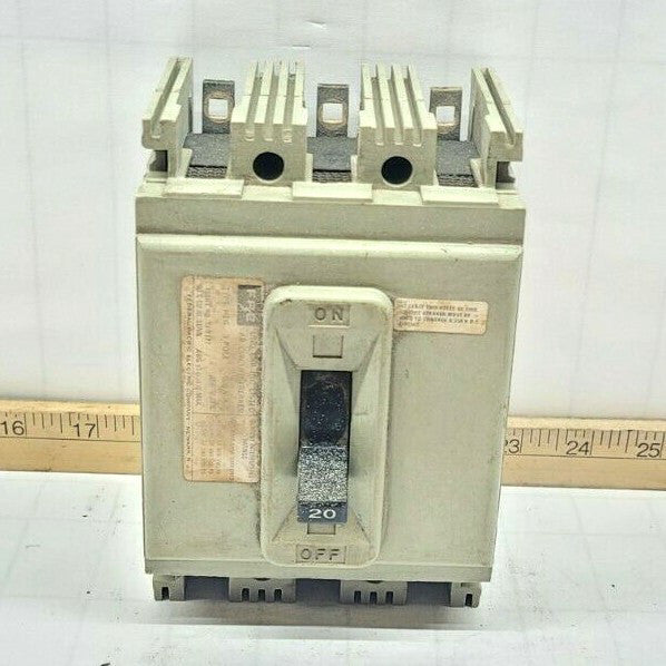 FEDERAL PACIFIC 20 AMP CIRCUIT BREAKER 600 VAC / 250 VDC 3 POLE  HEG631020