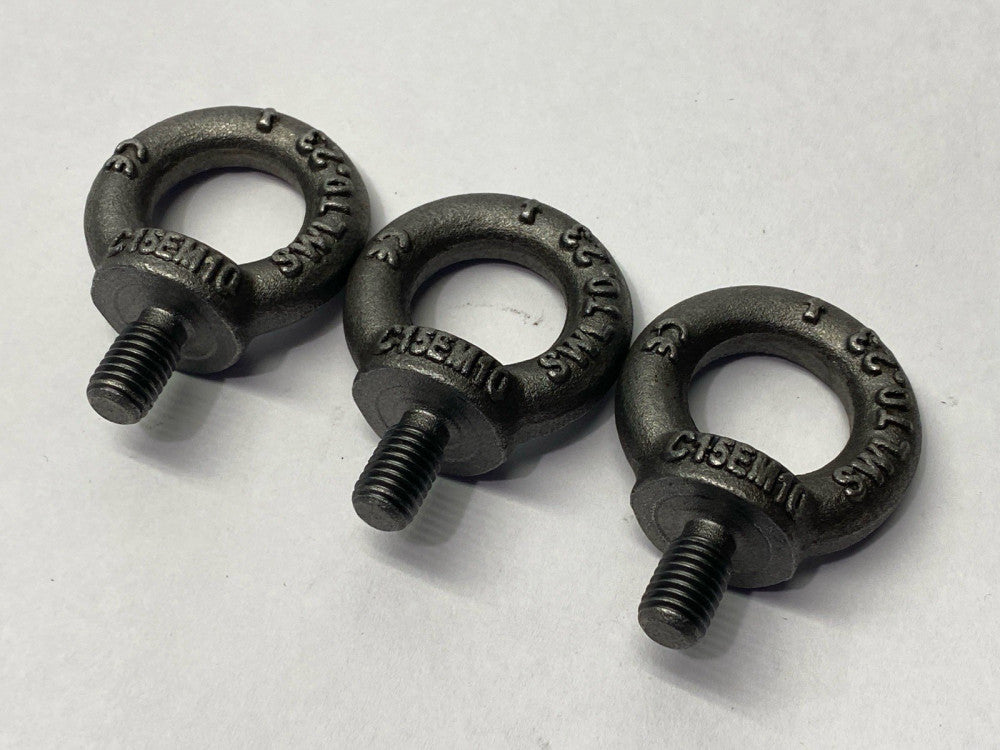 Tiedown Lifting Eyebolt SWLT 0.23 C15E M10 1" LOT OF 3