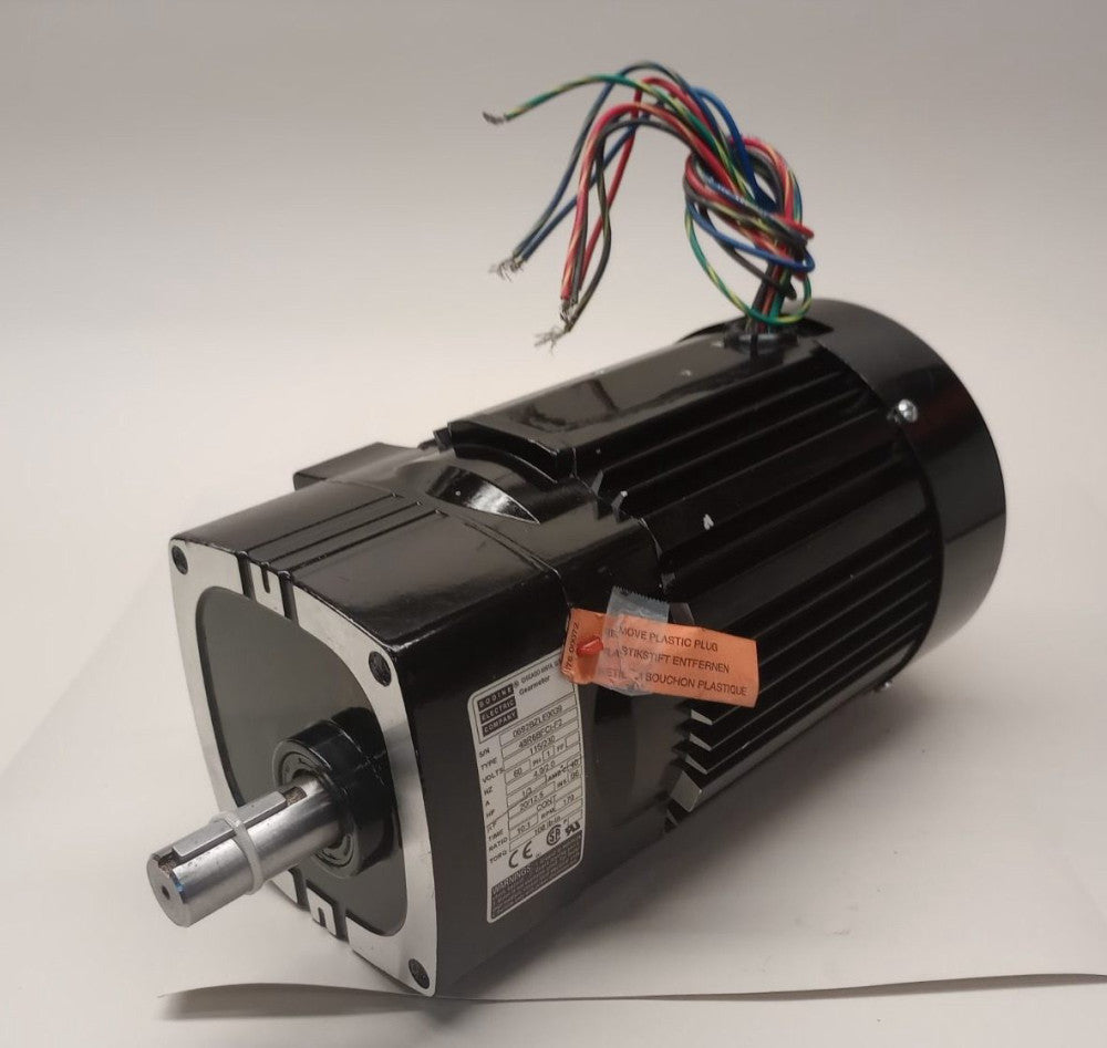 Bodine 48R6BFCI-F2 Used GearMotor 1ph 1/3hp 115/230V 108Lb-In 170rpm Ratio 10:1