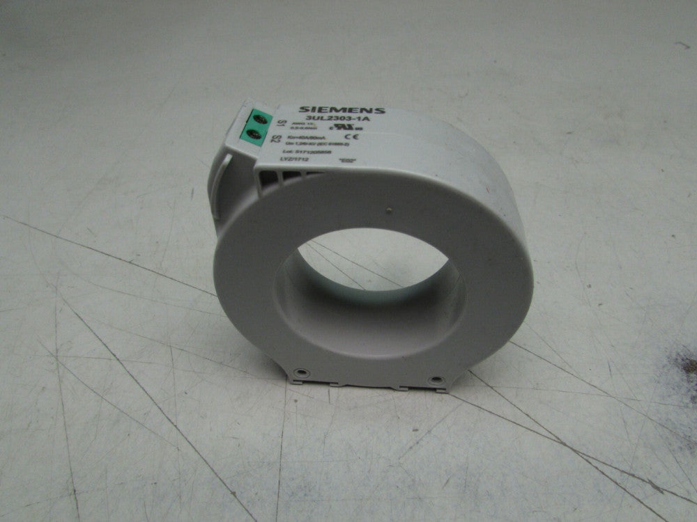 SIEMENS CURRENT TRANSFORMER 3UL2303-1A 40A NEW SURPLUS NOT IN BOX MAKE OFFER !!