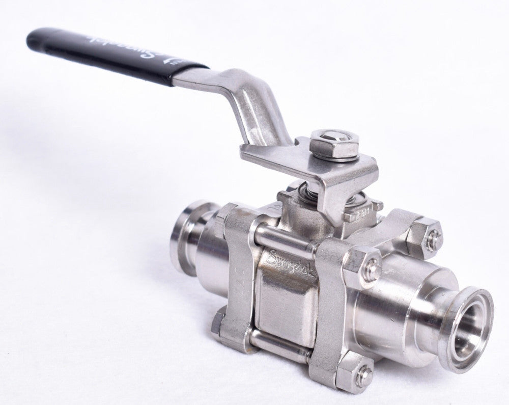 Swagelok Stainless Steel 3-Piece 60 Series Ball Valve  SS-63TSC12