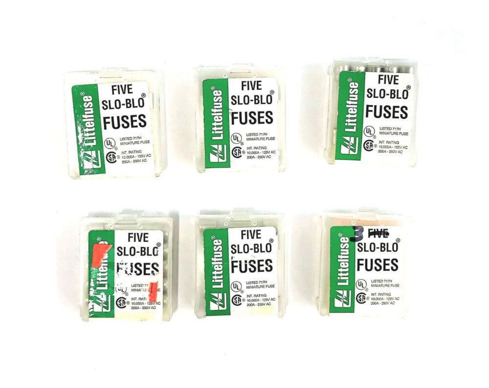 LITTLEFUSE 200A/250V AC SLO-BLO FUSE 3AG-4A-313 [LOT OF 28] NOS