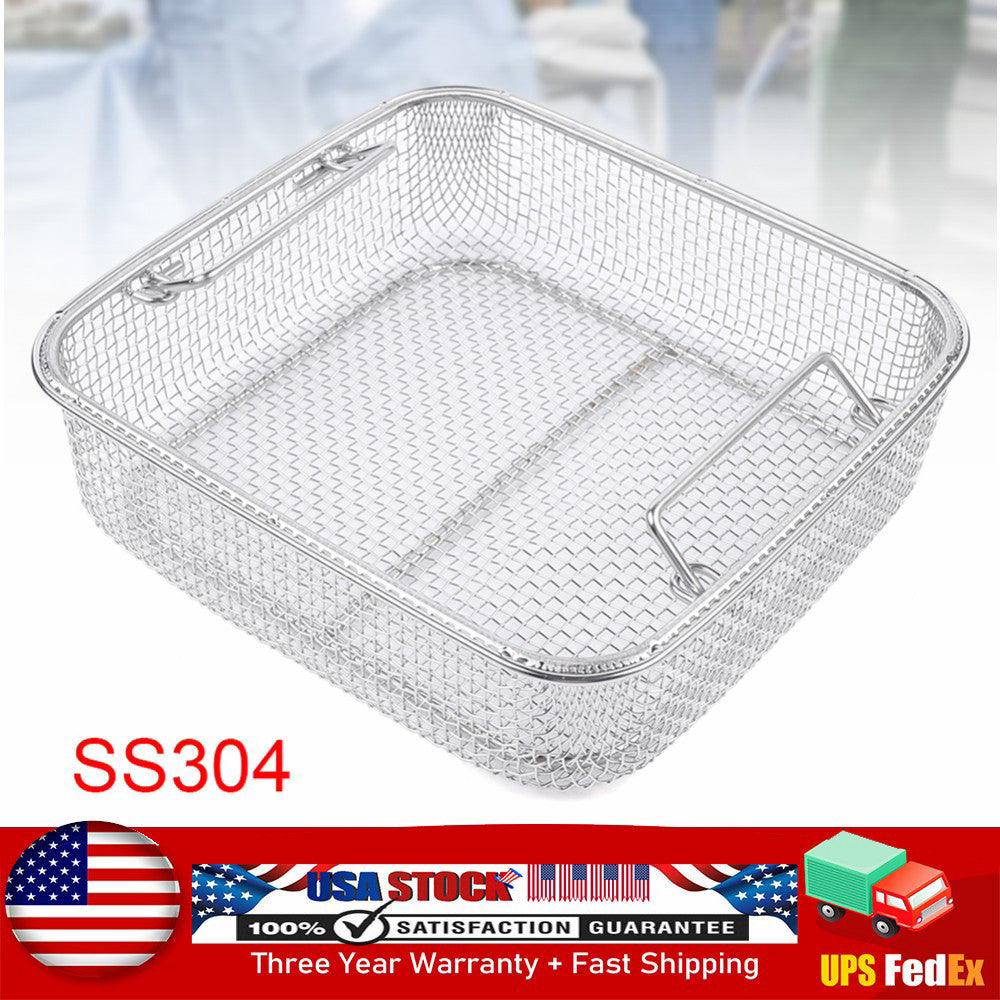 Mesh Tray Wire Basket Sterilization Cleaning Tray Surgical Holding Instruments