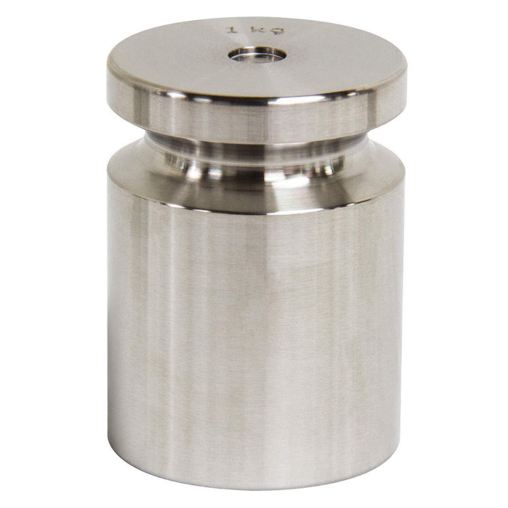 Rice Lake 12513 Stainless Steel Cylindrical Metric Individual Test Weight, 1kg