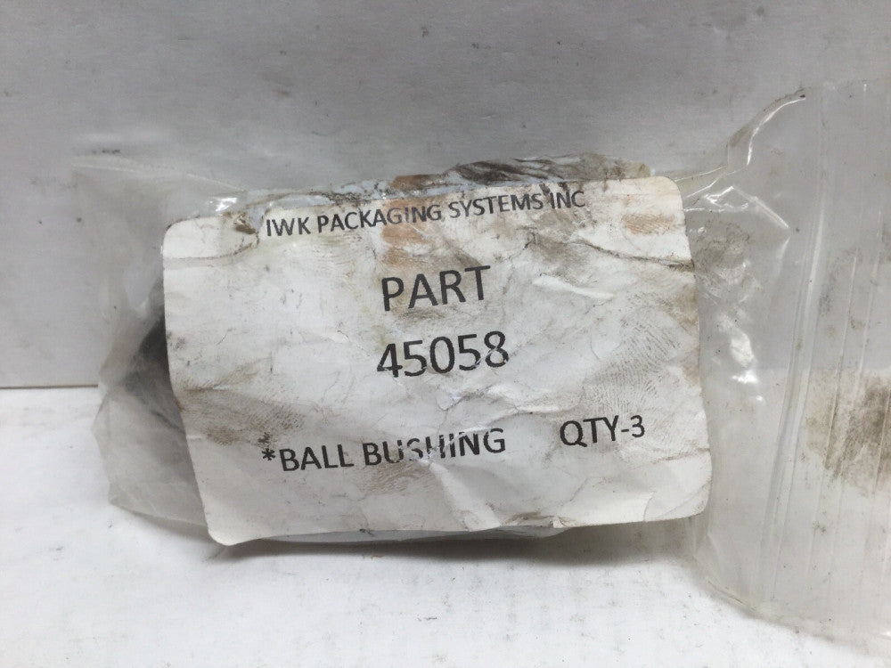 IWK Packaging Systems Inc 45058 Ball Bushings (3 Pack)