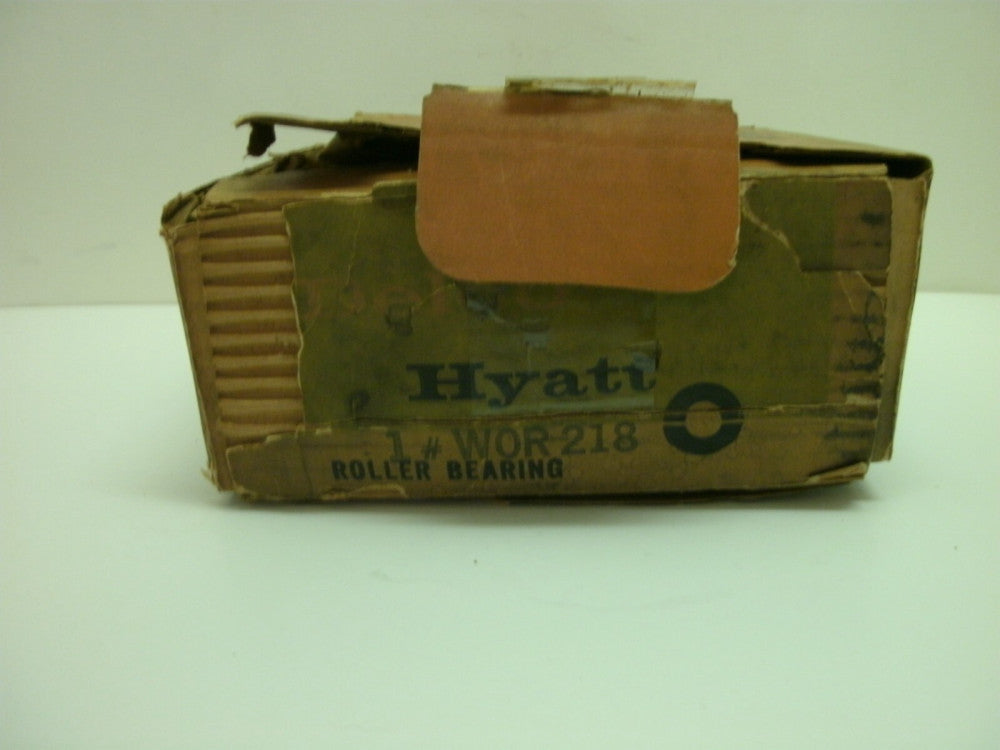 HYATT WOR-218 ROLLER BEARING INSERT RING OUTER RACE 5 5/8 ID 6 1/4 OD NEW IN BOX
