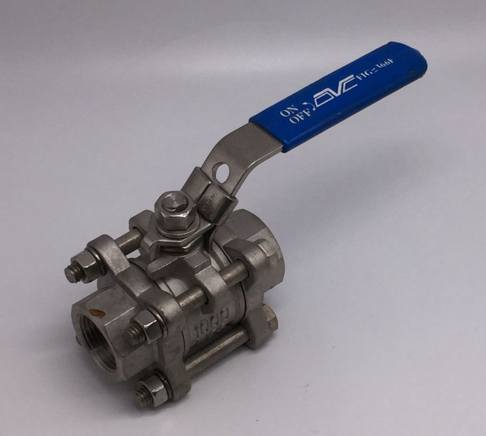 PGL 1000WOG-3/4IN Ball Valve 3/4" NPT 1000 WOG SS 