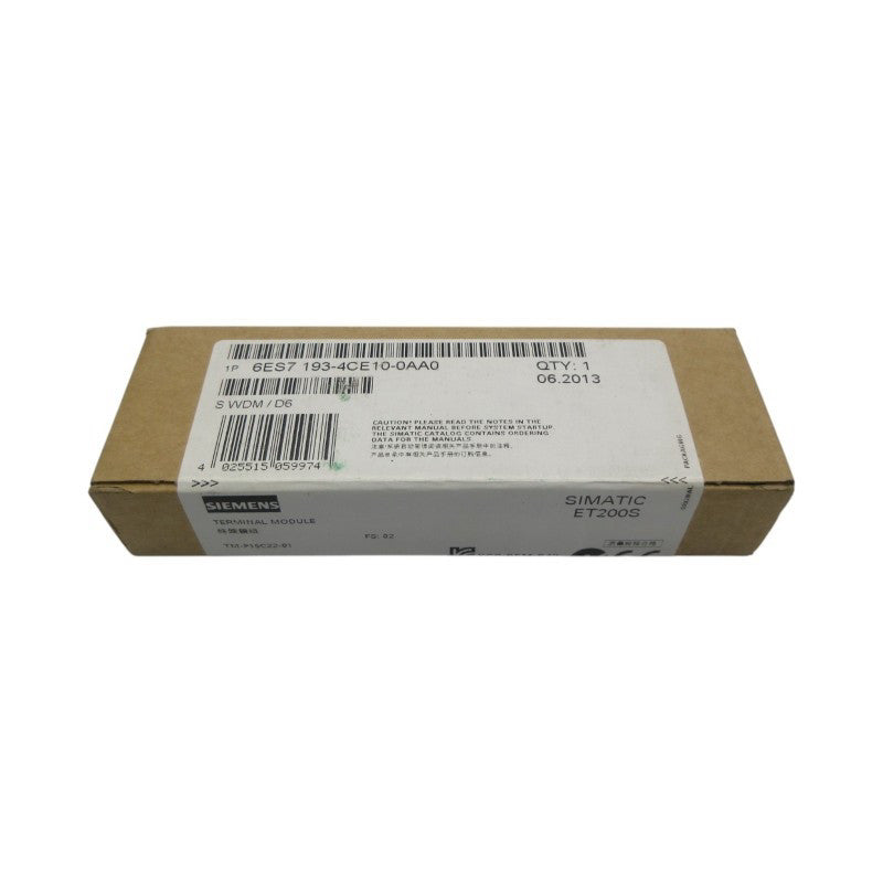 SIEMENS 6ES7193-4CE10-0AA0 NSFS